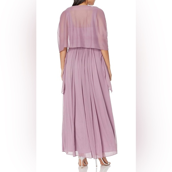 Alex Evenings Women's A-line Dress with Shawl - Picture 11 of 14